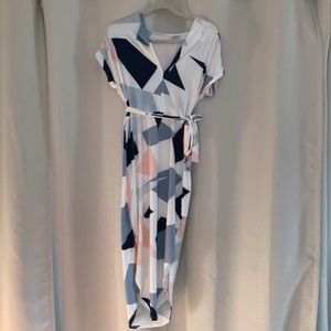 Geometric Midi Dress